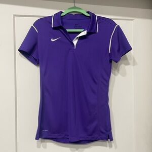 Nike Purple Polo with White Accents